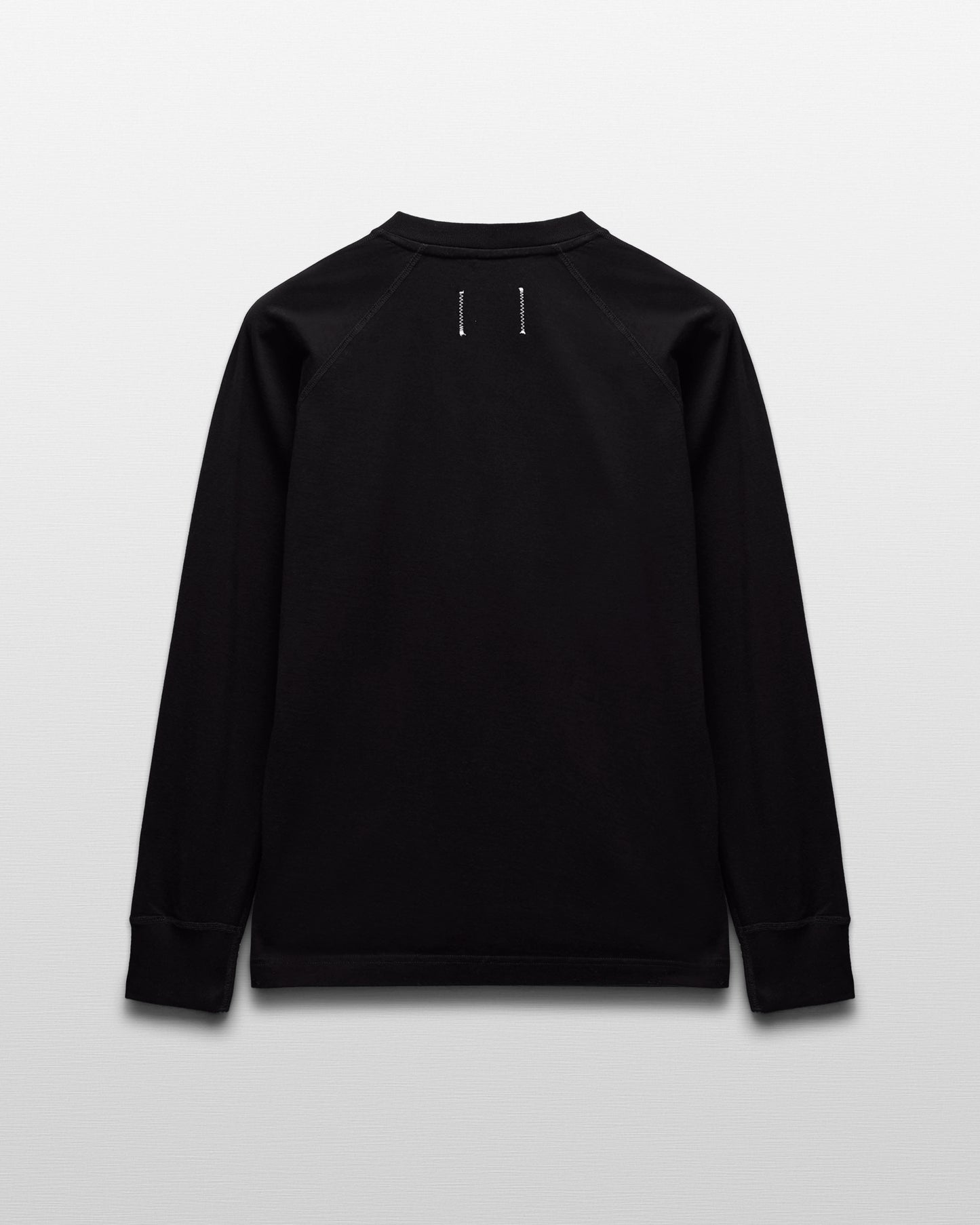 Kyoto Black Midweight Jersey Classic Long Sleeve