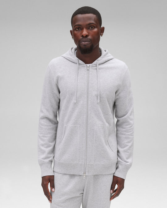 Midweight Terry Slim Zip Hoodie - Vault