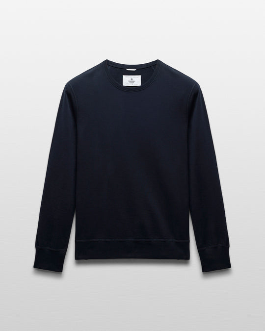 Lightweight Terry Slim Crewneck