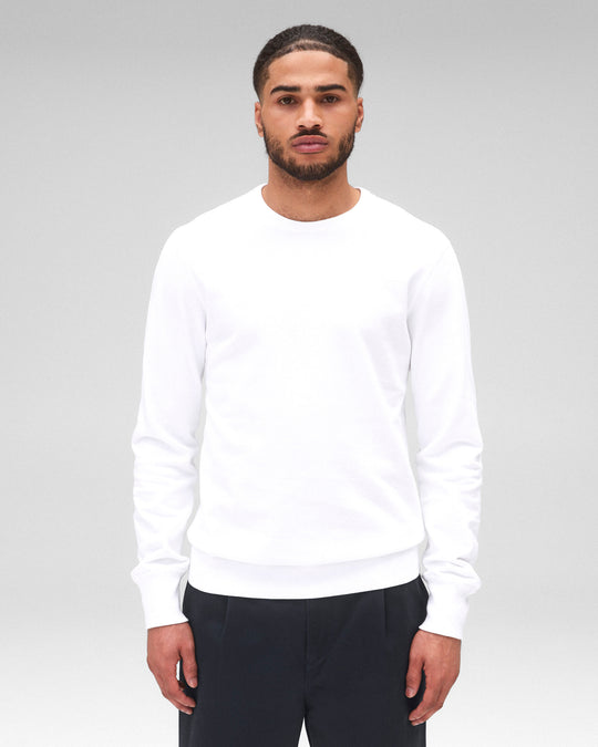 Lightweight Terry Slim Crewneck - Vault