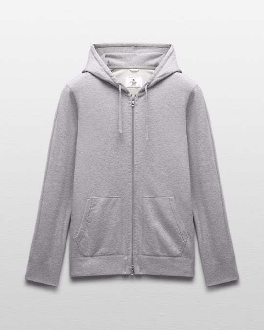 Midweight Terry Slim Zip Hoodie
