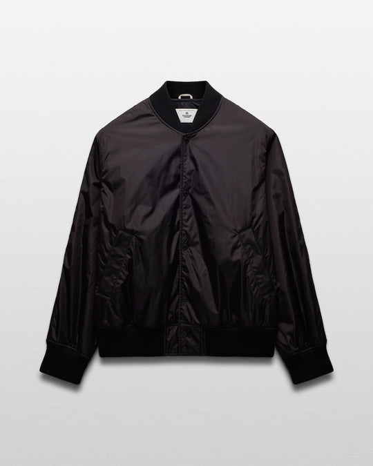 Econyl Satin Nylon Stadium Jacket