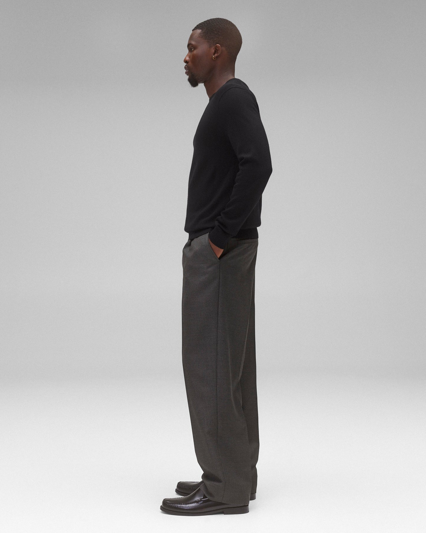 Wool Twill Sophomore Relaxed Trouser