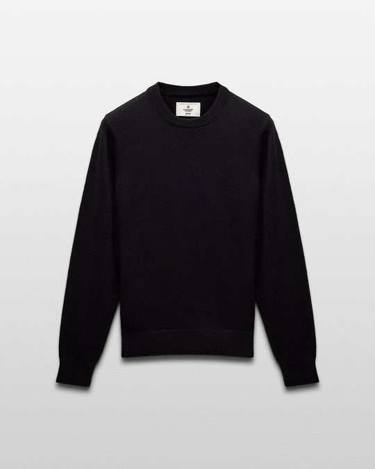 Cotton Slub Laurel Crewneck
