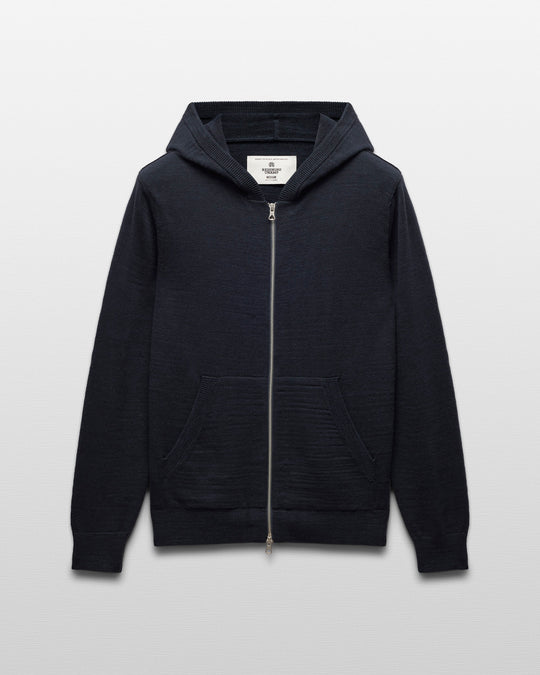 Cotton Slub Laurel Zip Hoodie