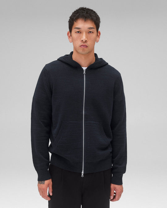 Cotton Slub Laurel Zip Hoodie