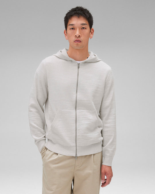 Cotton Slub Laurel Zip Hoodie
