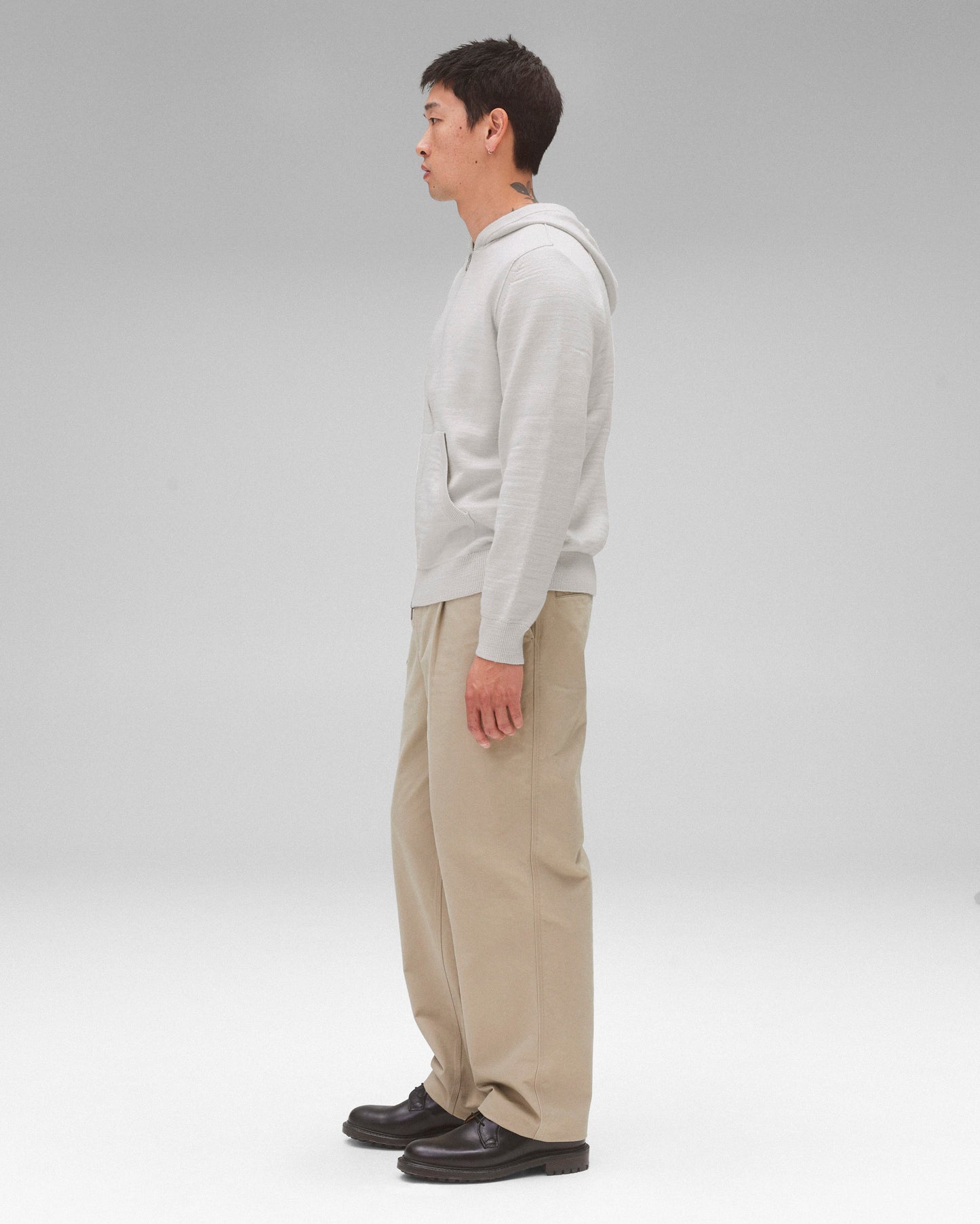 Cotton Slub Laurel Zip Hoodie