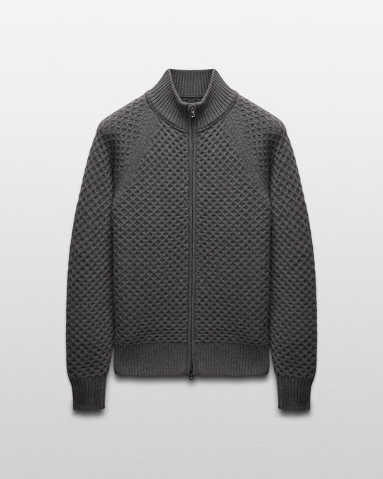Merino Honeycomb Track Jacket