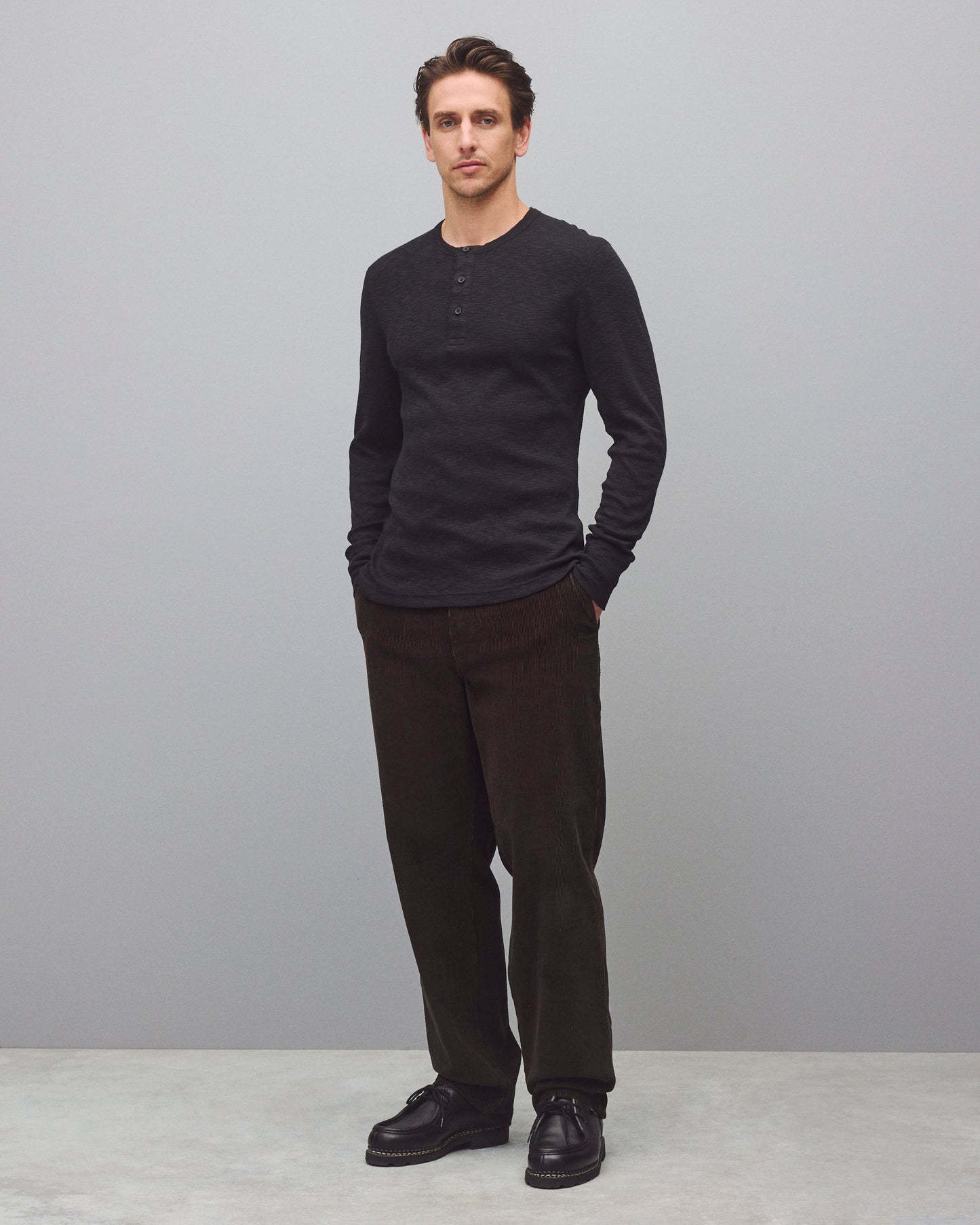 1X1 Slub Slim Henley