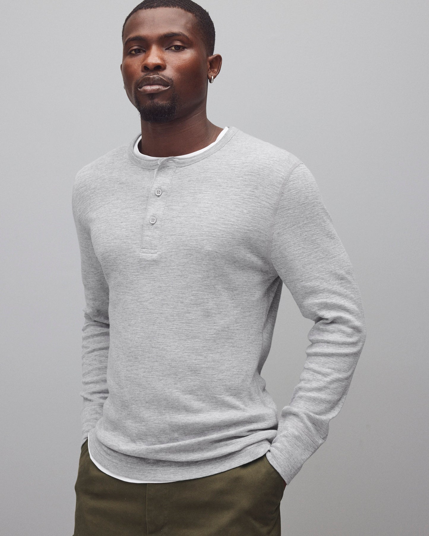 1X1 Slub Slim Henley