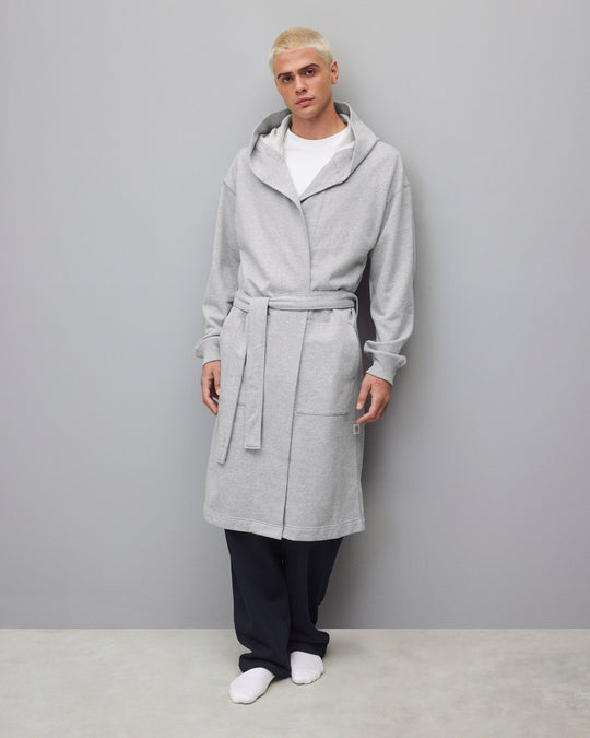 Midweight Terry Relaxed Hooded Robe