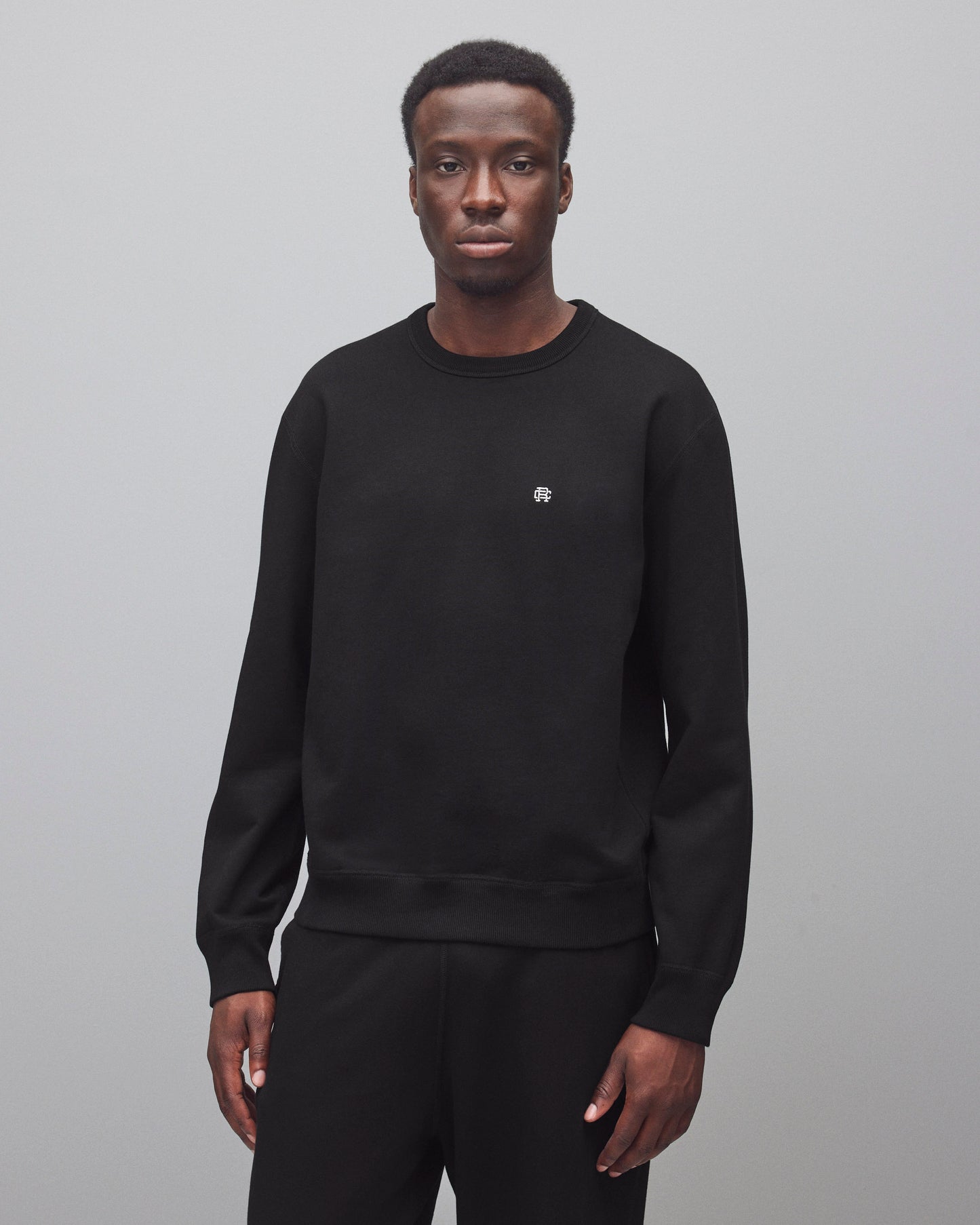 Midweight Terry Monogram Standard Crewneck