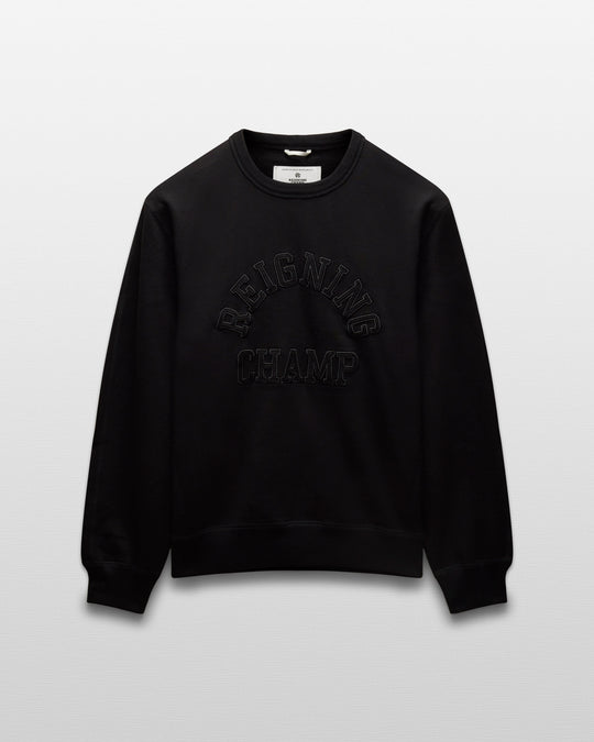 Midweight Terry Arch Logo Standard Crewneck