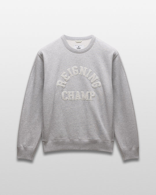 Midweight Terry Arch Logo Standard Crewneck