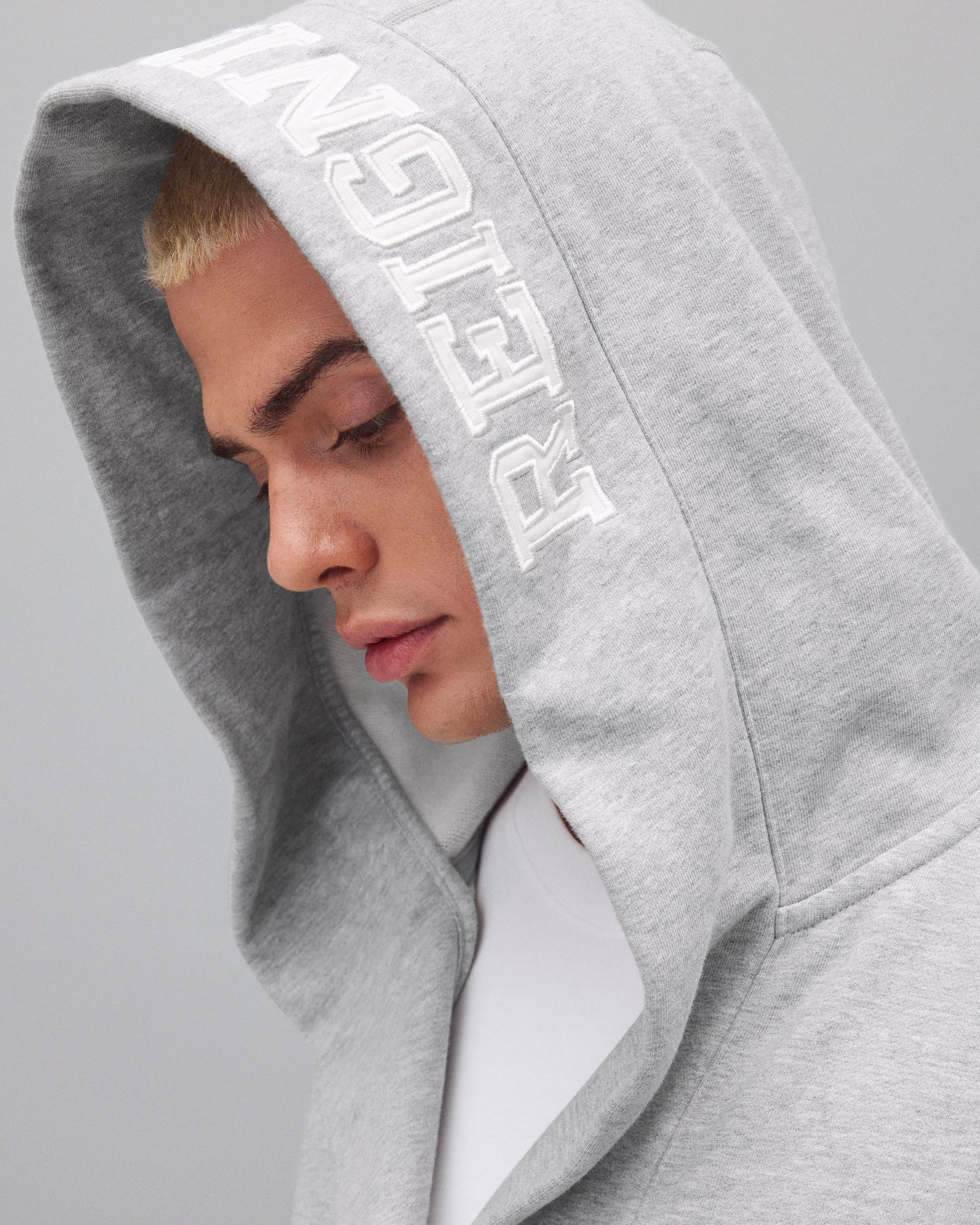 Midweight Terry Logo Relaxed Hooded Robe