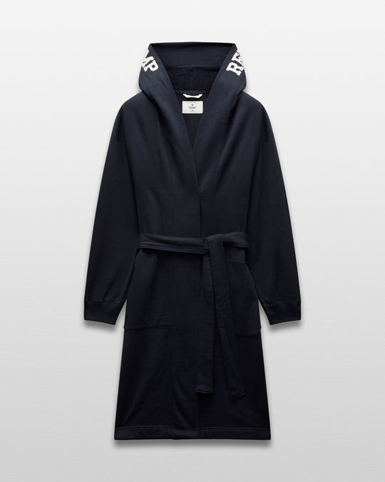 Midweight Terry Logo Relaxed Hooded Robe