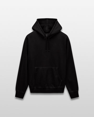 Kyoto Black Midweight Terry Standard Hoodie