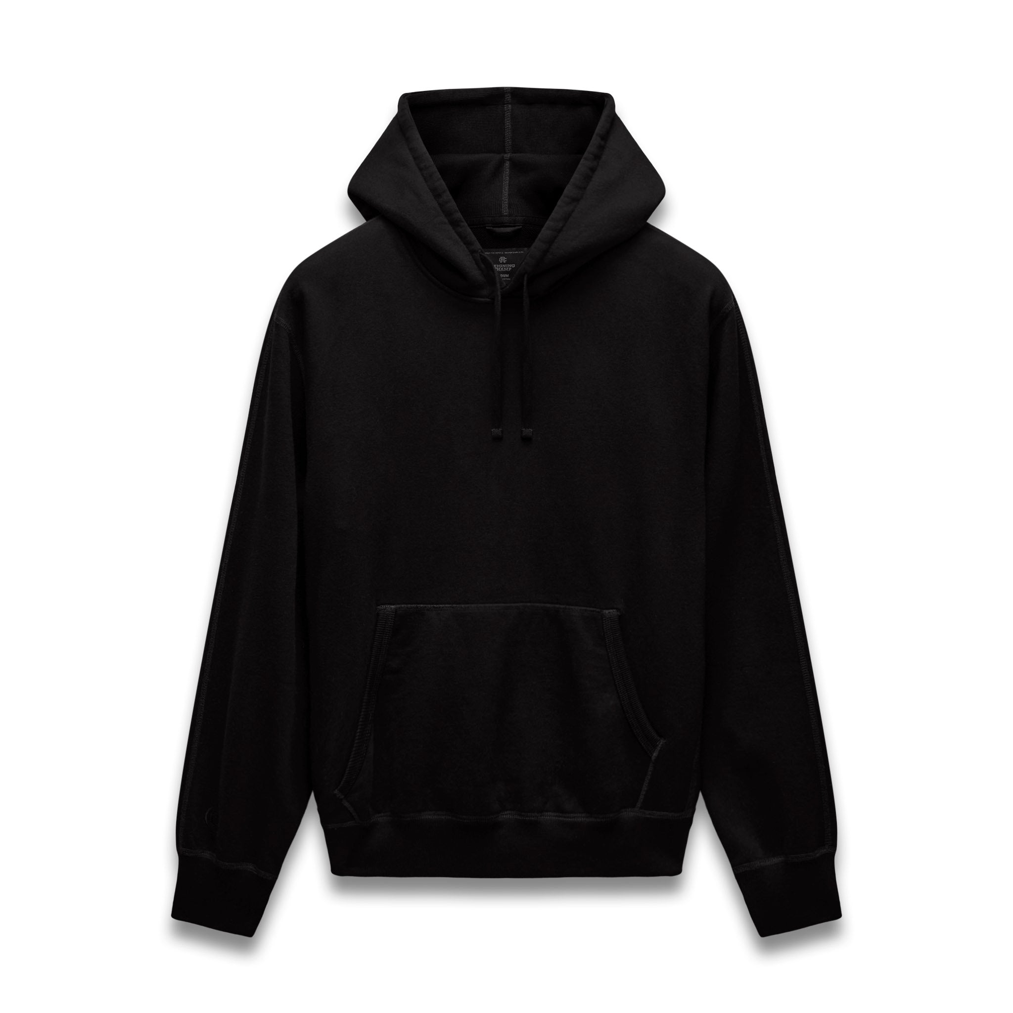 Kyoto Black Midweight Terry Standard Hoodie | Reigning Champ