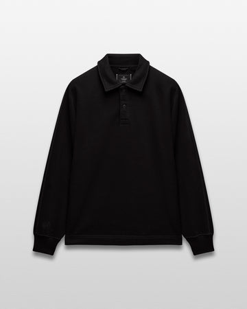 Kyoto Black Midweight Terry Rugby Standard Sweater