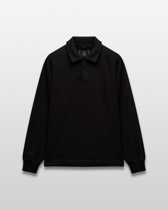 Kyoto Black Midweight Terry Rugby Standard Sweater