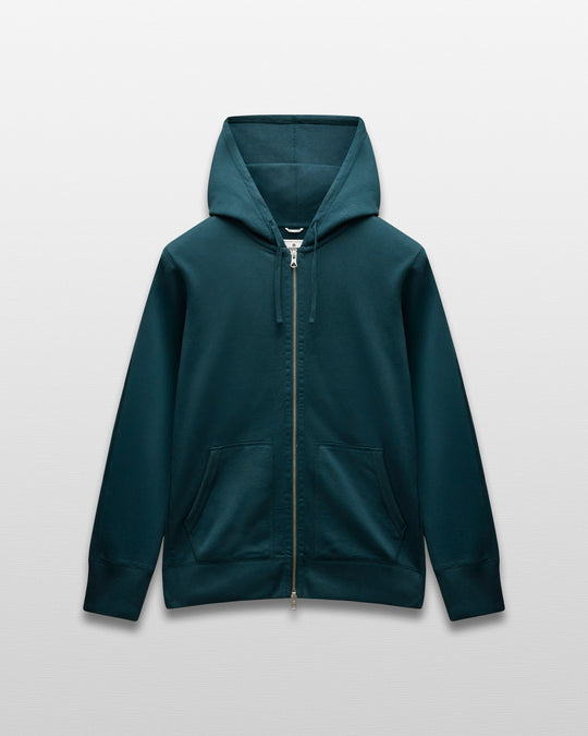 Midweight Terry Slim Zip Hoodie