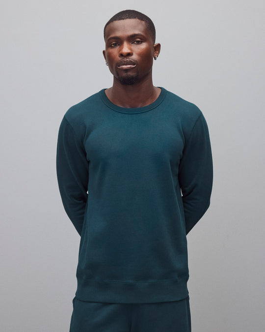 Midweight Terry Slim Crewneck