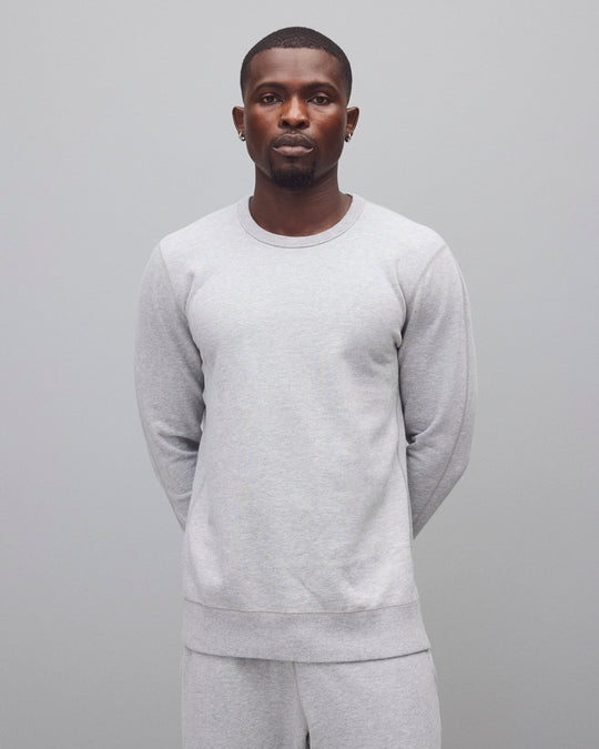 Midweight Terry Slim Crewneck