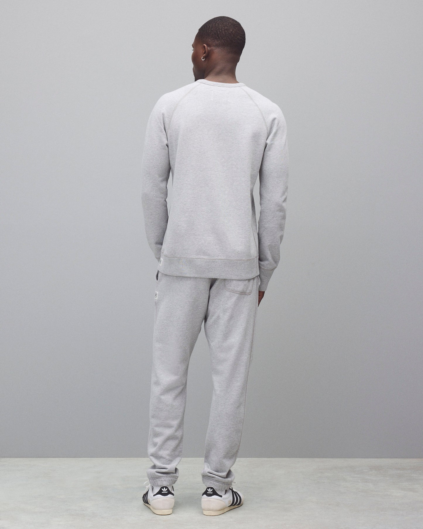 Midweight Terry Slim Crewneck