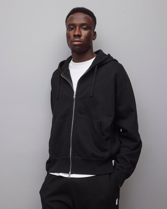 Midweight Terry Relaxed Zip Hoodie