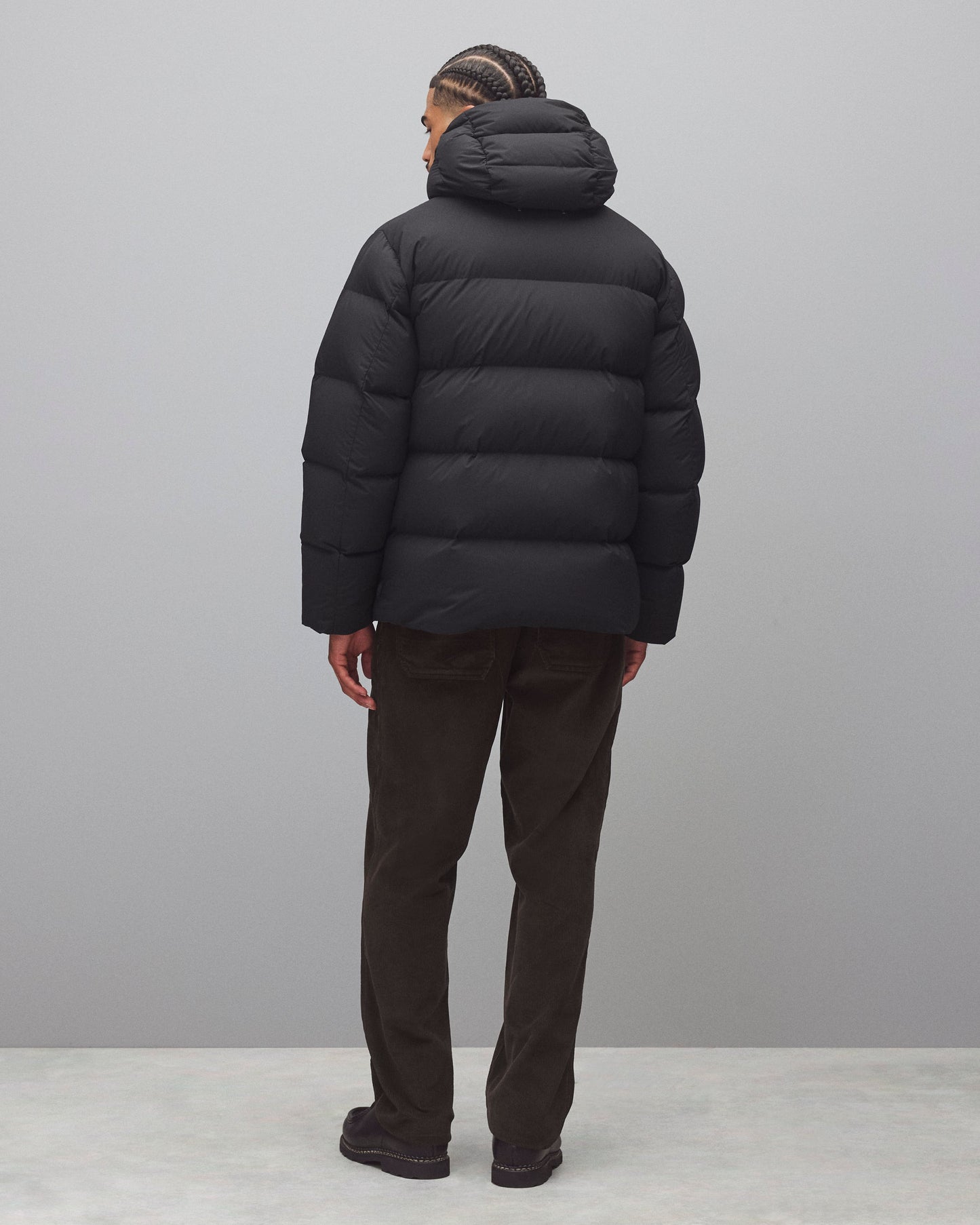 Matte Ripstop Franchise Hooded Down Jacket