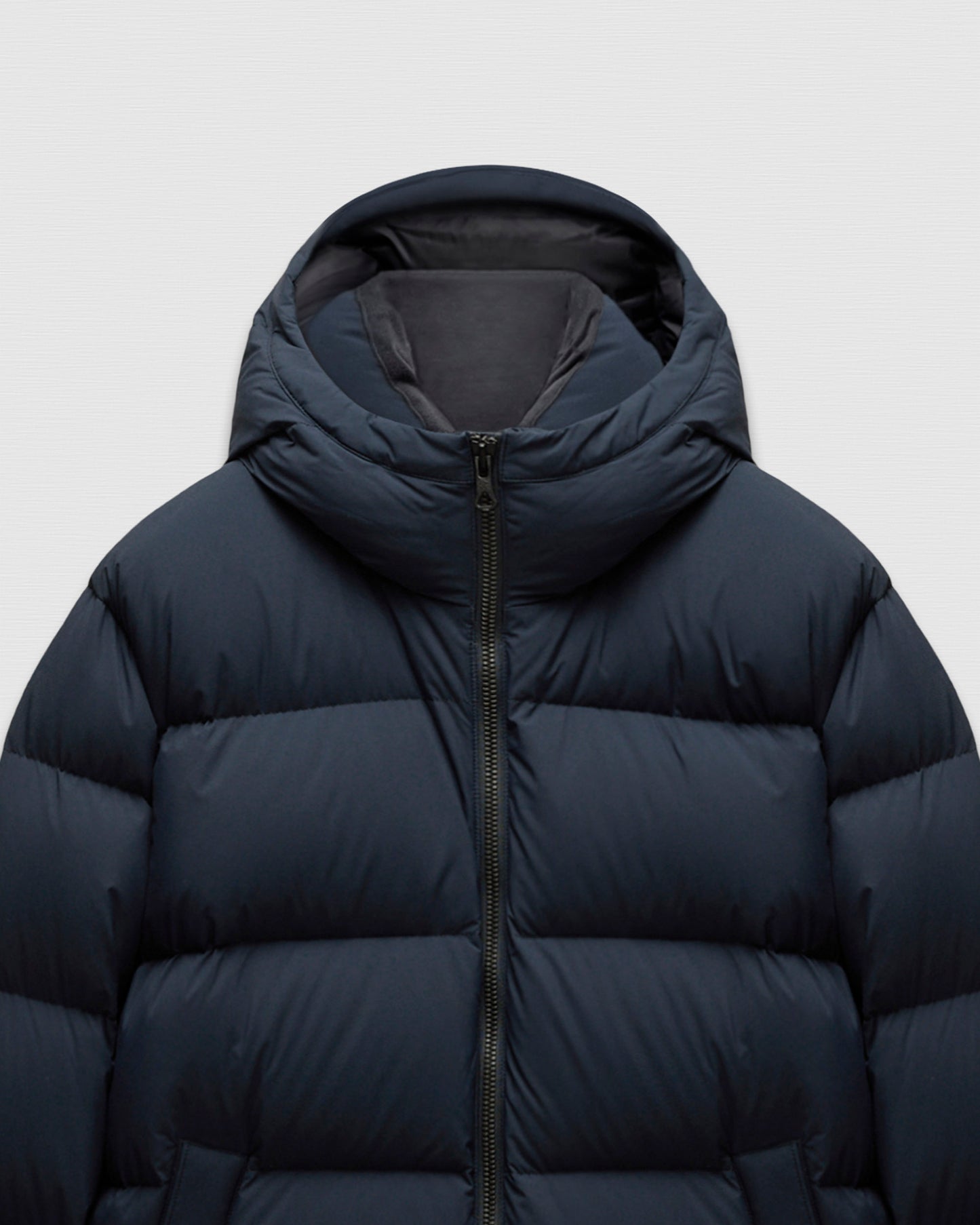 Matte Ripstop Franchise Hooded Down Jacket