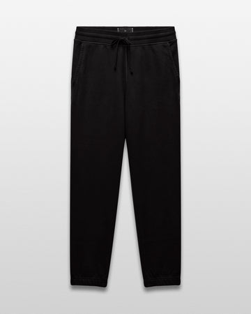 Kyoto Black Midweight Terry Standard Sweatpant