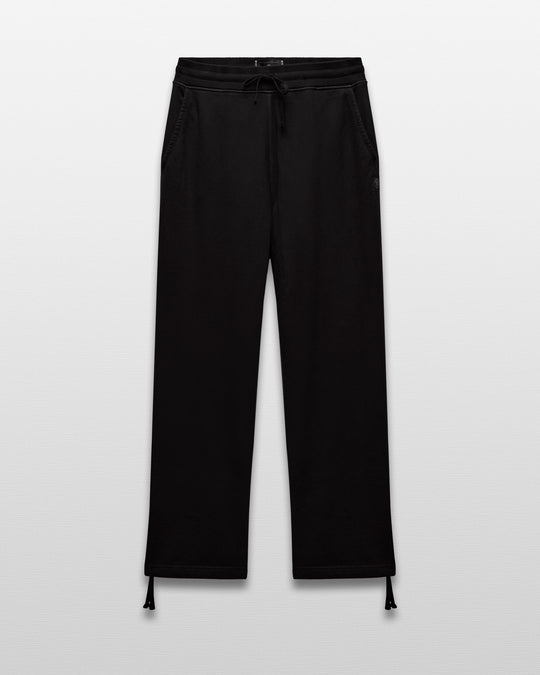 Kyoto Black Midweight Terry Relaxed Sweatpant