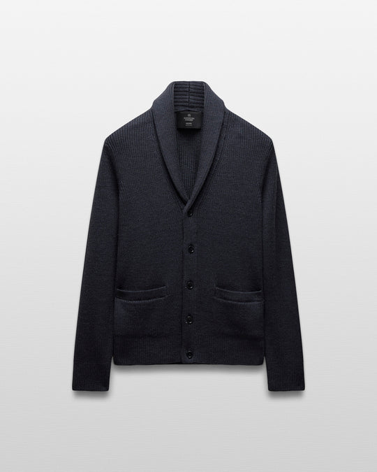 Merino Rib Vinnie Shawl Cardigan