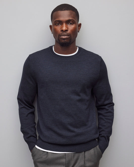 Lightweight Merino Harry Crewneck