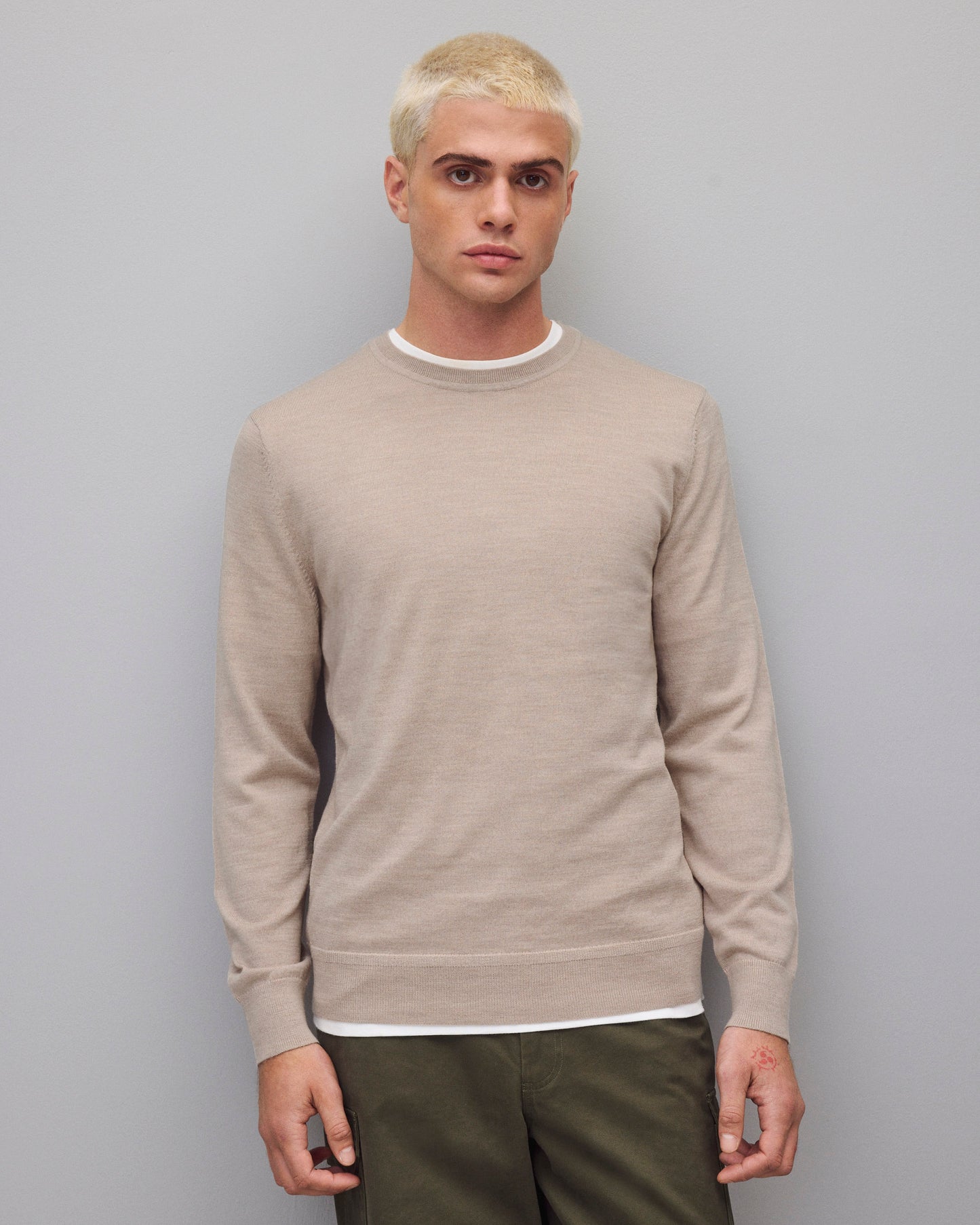 Lightweight Merino Harry Crewneck