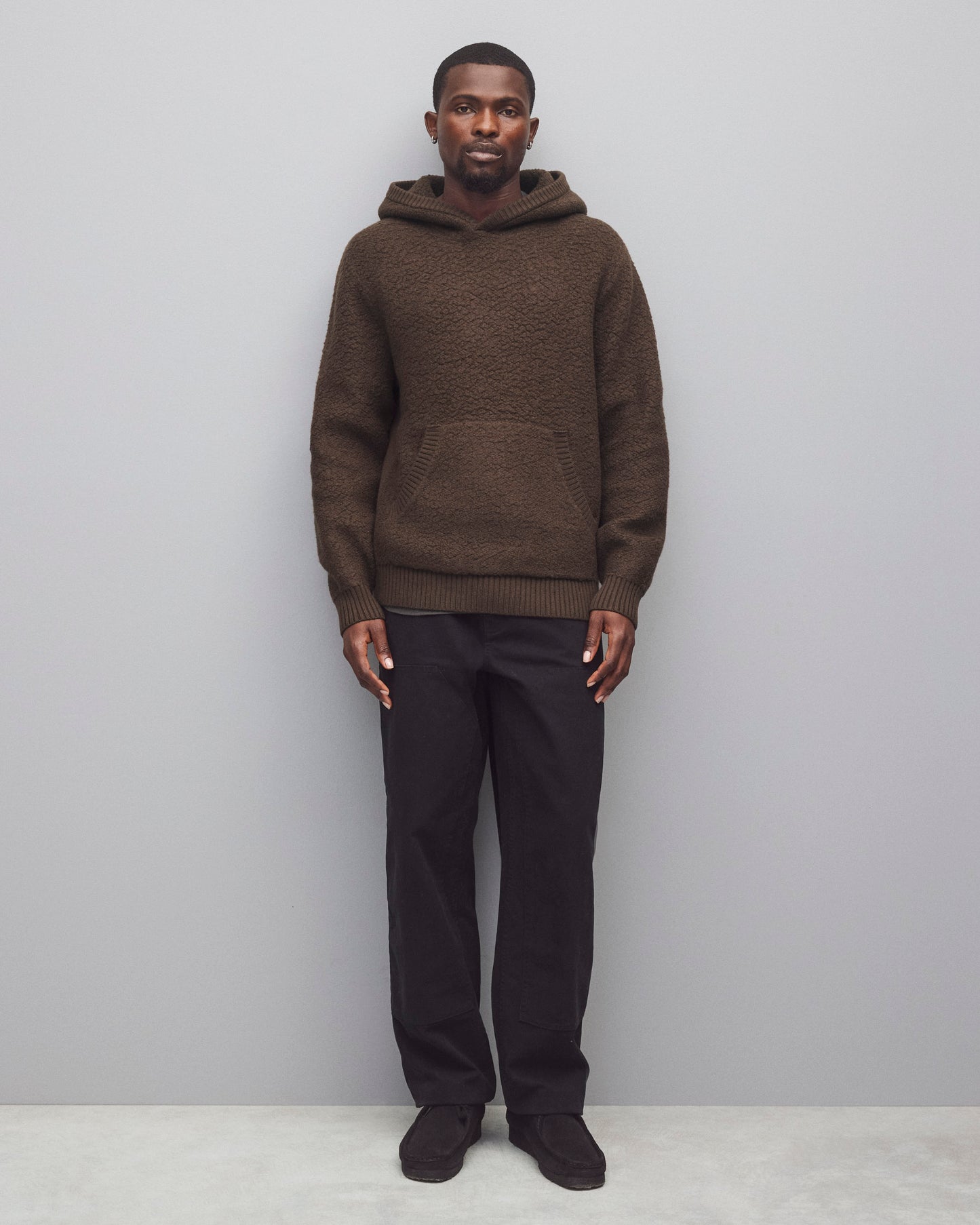 Textured Boucle Turf Hoodie