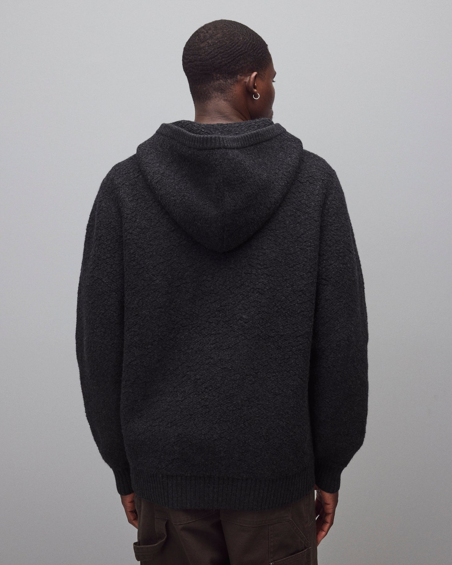 Textured Boucle Turf Hoodie