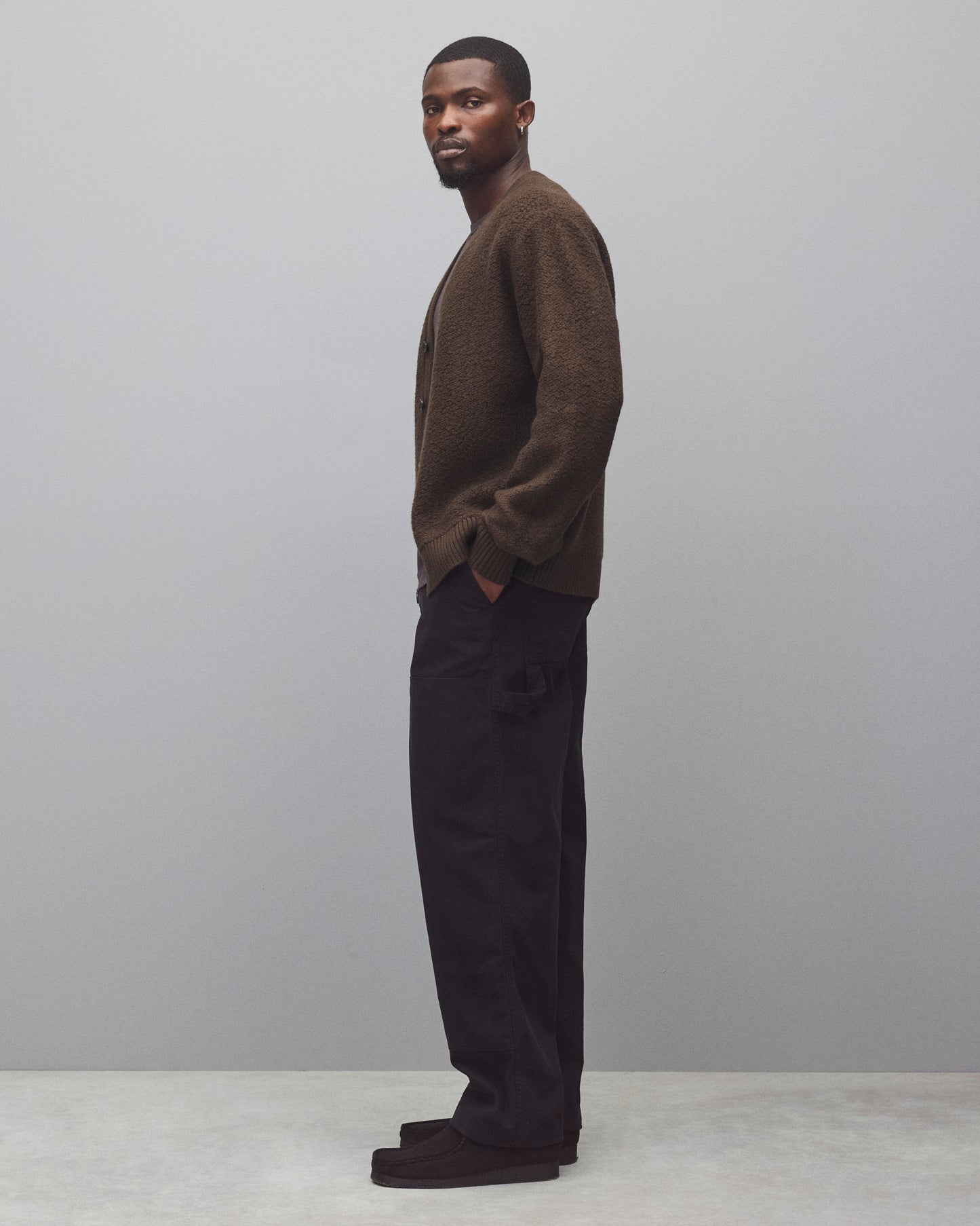 Textured Boucle Turf Cardigan