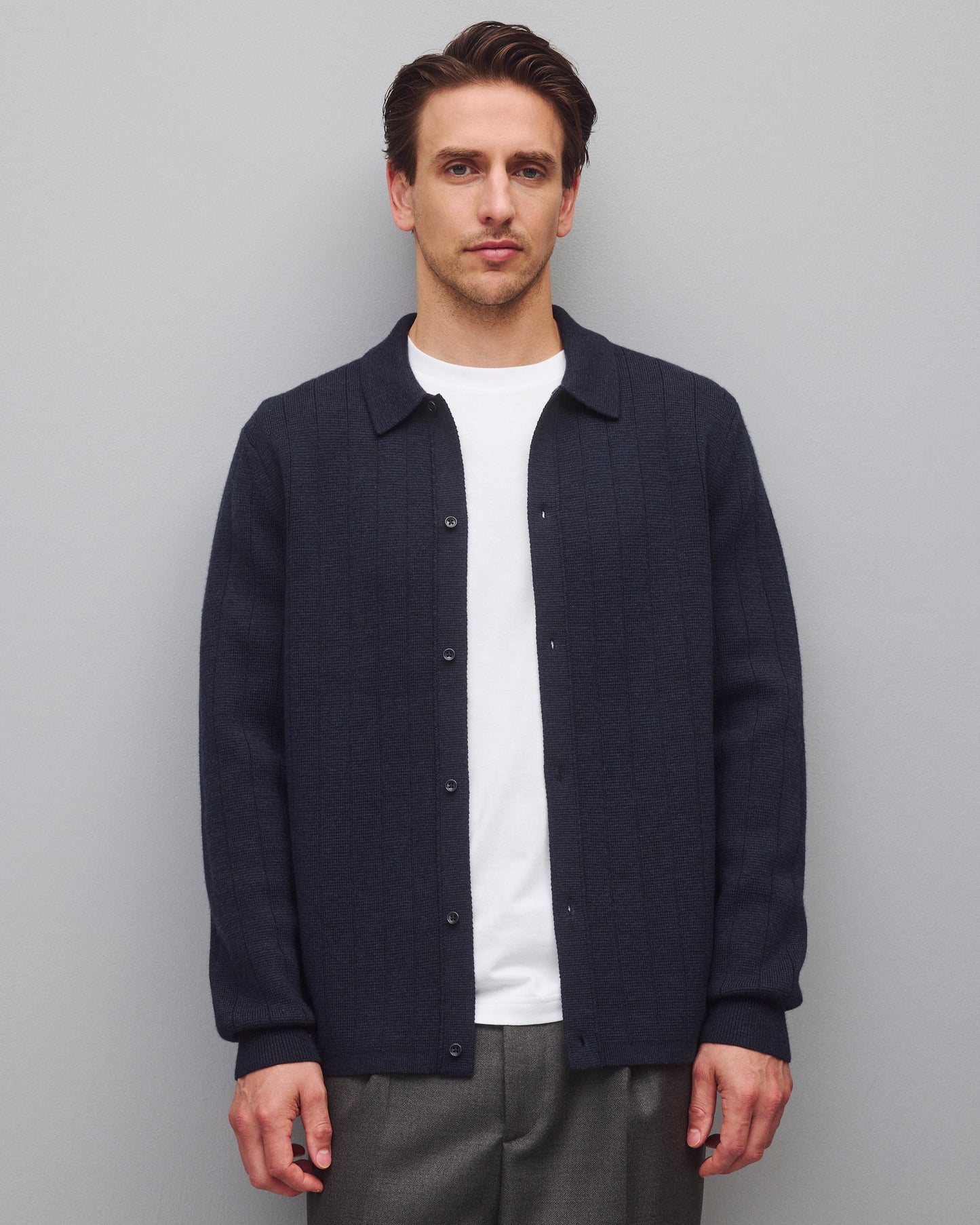 Merino Drop Needle Pier Shirt