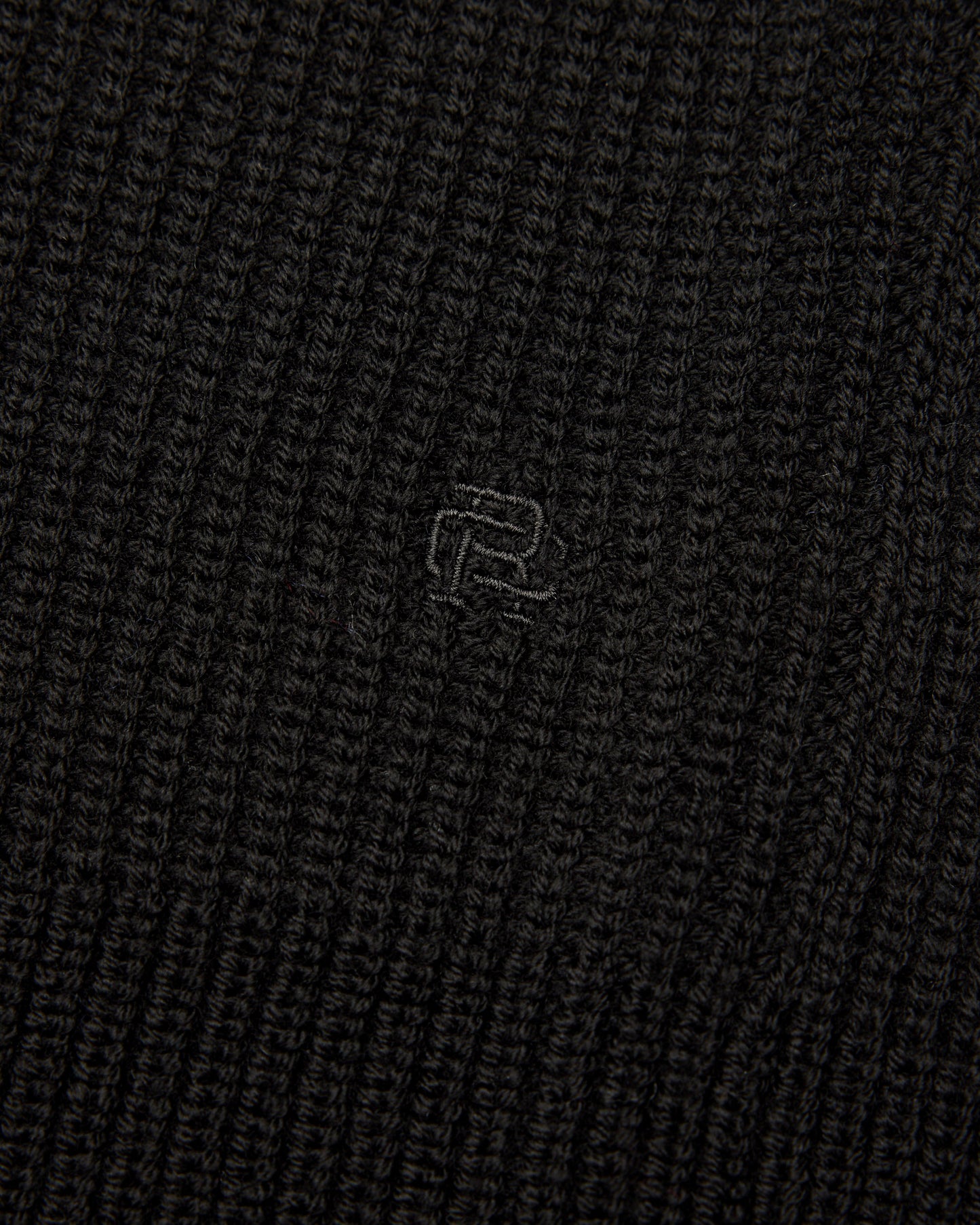 Merino Rib Vinnie Quarter Zip