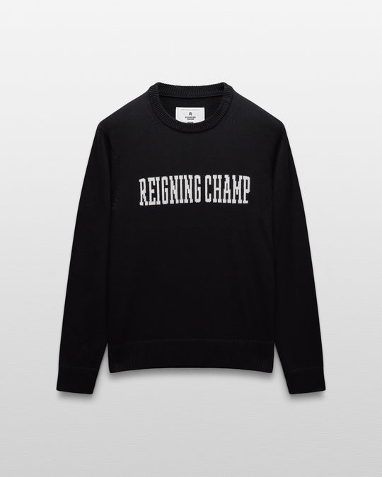 Supima Knit Collegiate Crewneck