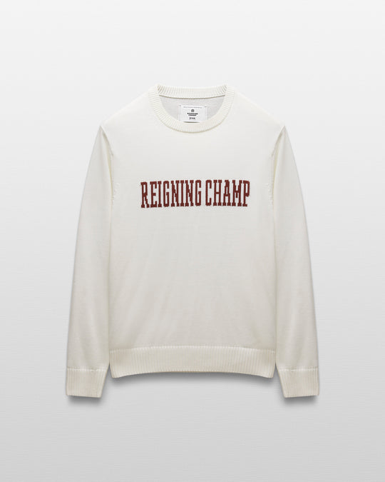 Supima Knit Collegiate Crewneck