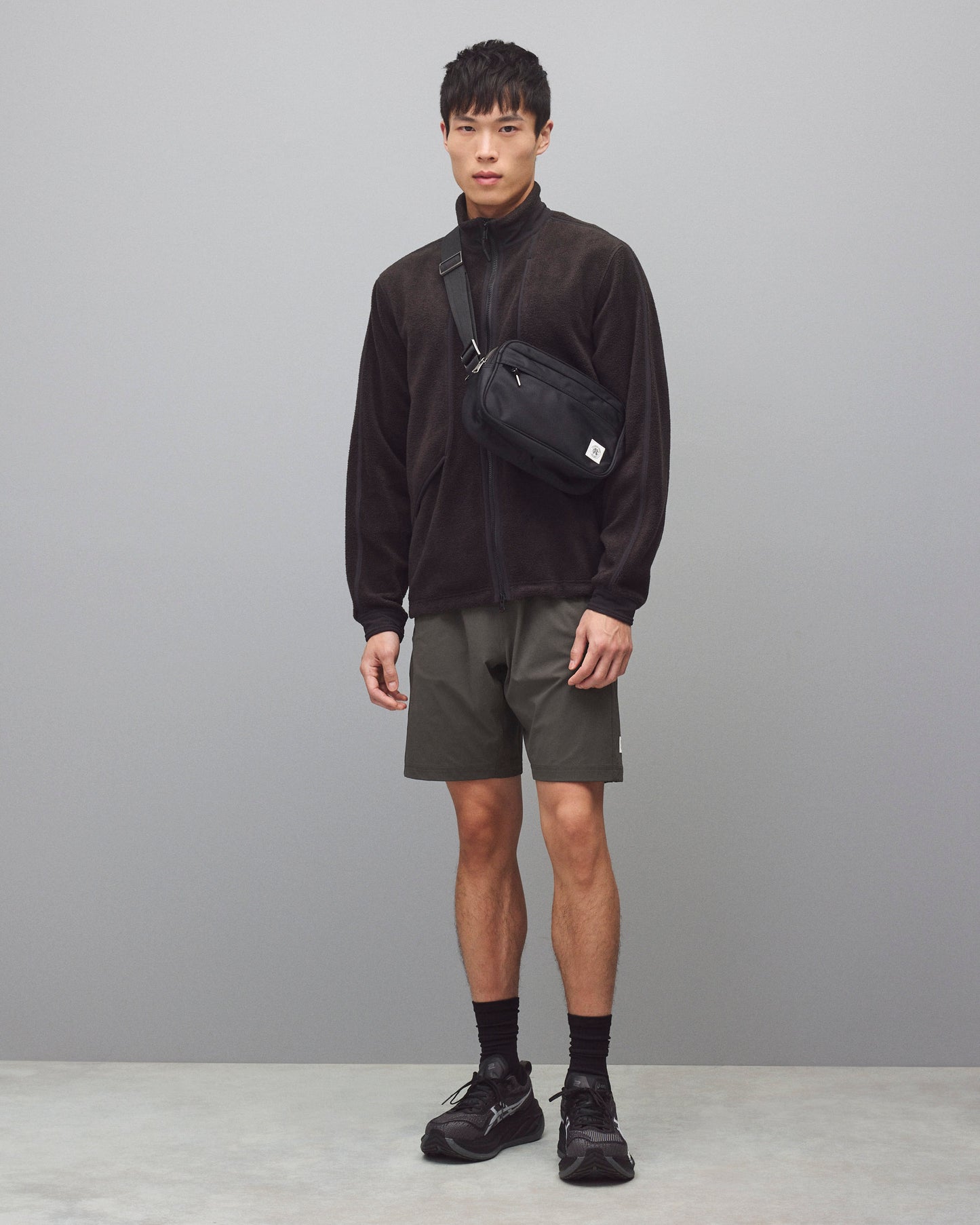 Nylon Twill Road Crossbody Bag