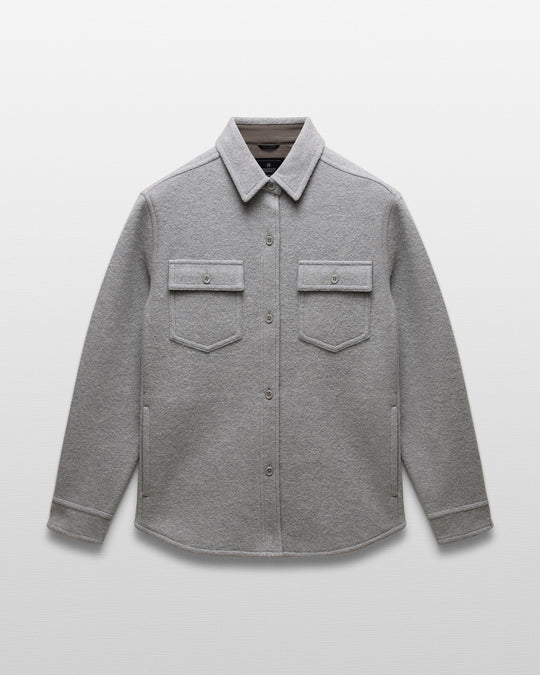 Boiled Wool Warden Overshirt