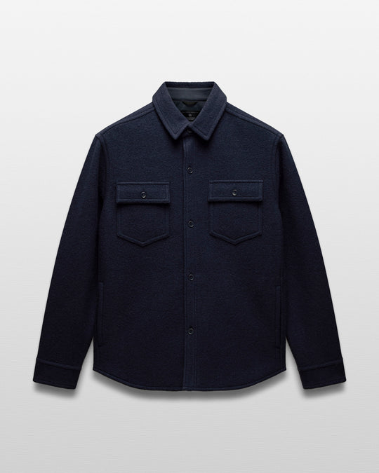 Boiled Wool Warden Overshirt