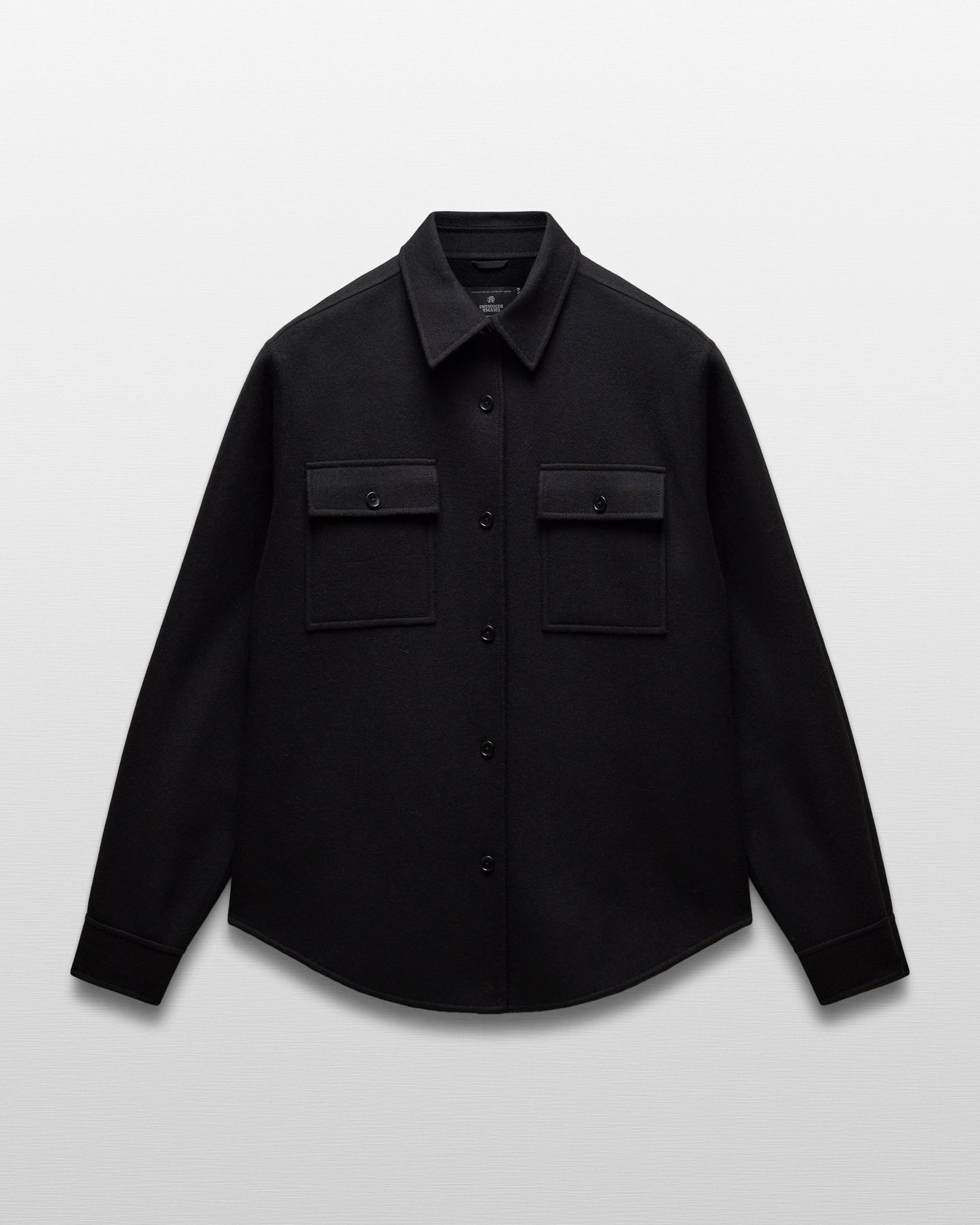 Double Faced Wool Concourse Overshirt