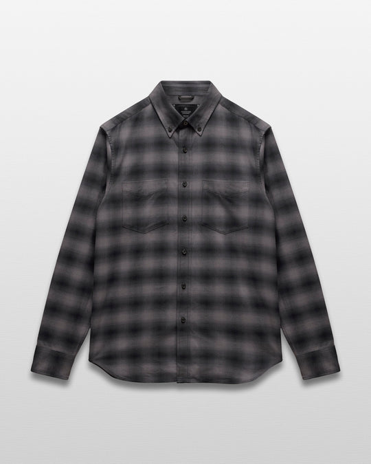 Cotton Plaid Site Standard Shirt