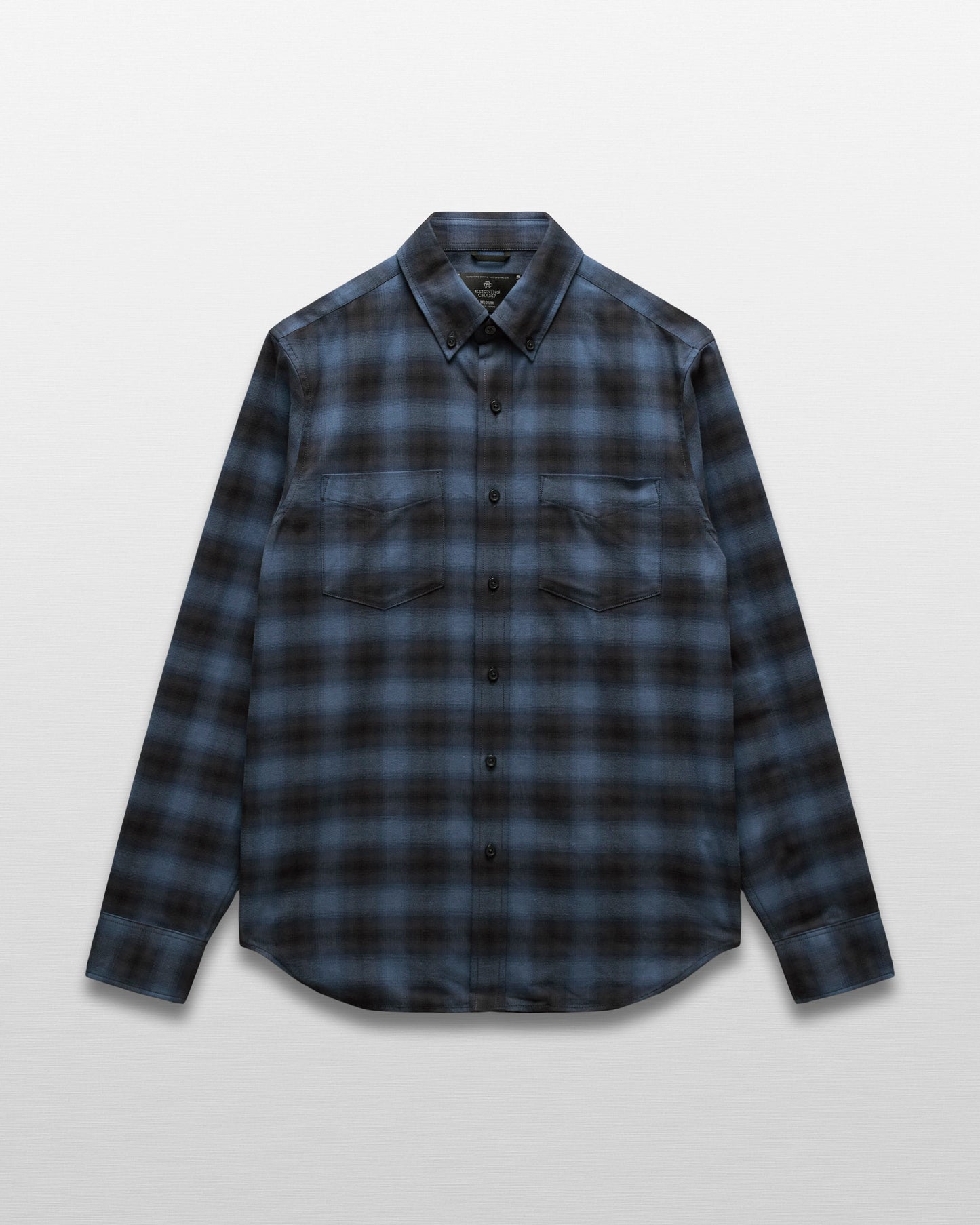 Cotton Plaid Site Standard Shirt